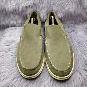 Johnston & Murphy Marlow Nubuck Suede Slip On Shoes Mens Size 11.5 Grey 245716